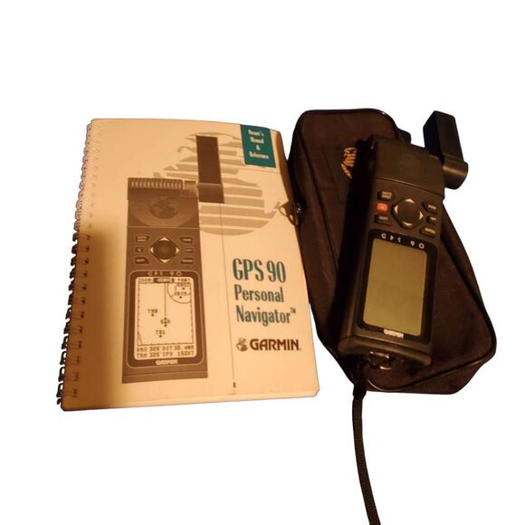 Vintage GARMIN GPS 90 Handheld Personal Navigator GPS SAT NAV Aviation database - Picture 1 of 7